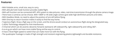FLYTECH | KDBFA E88 Pro 2023 - Mini Drone with 4K Camera